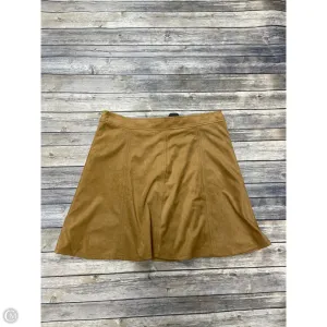 Skirt Mini & Short By Loft In Tan, Size: Xl