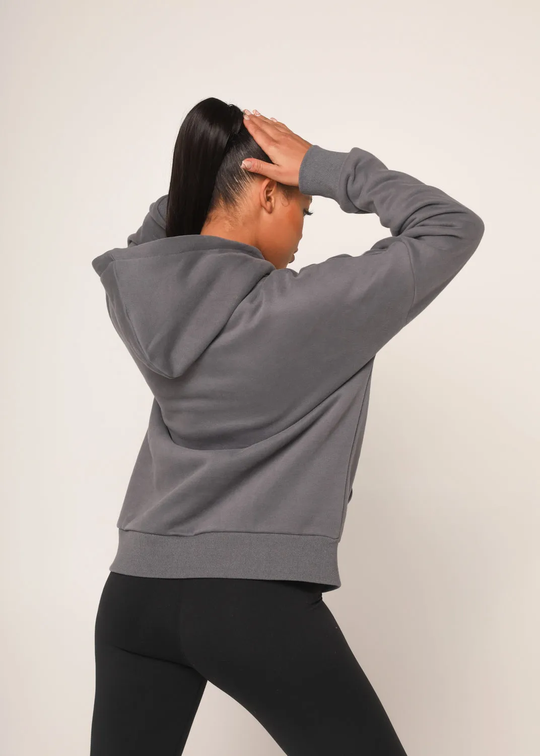 Slate Grey Pullover Hoodie