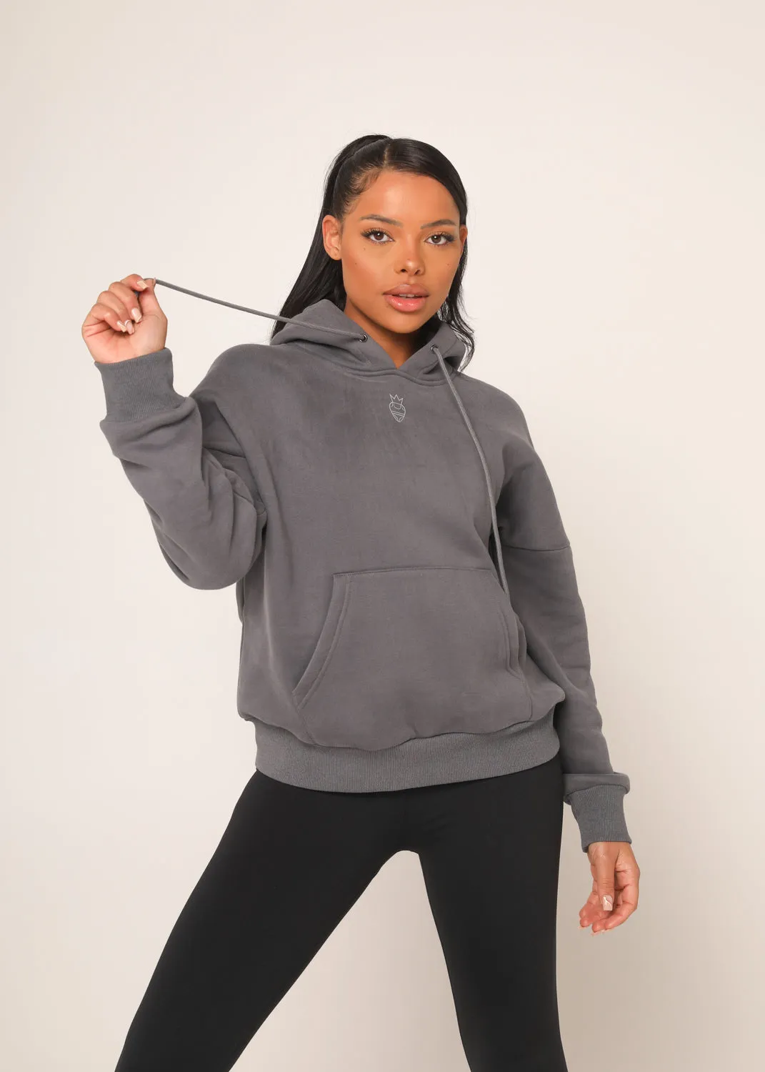 Slate Grey Pullover Hoodie