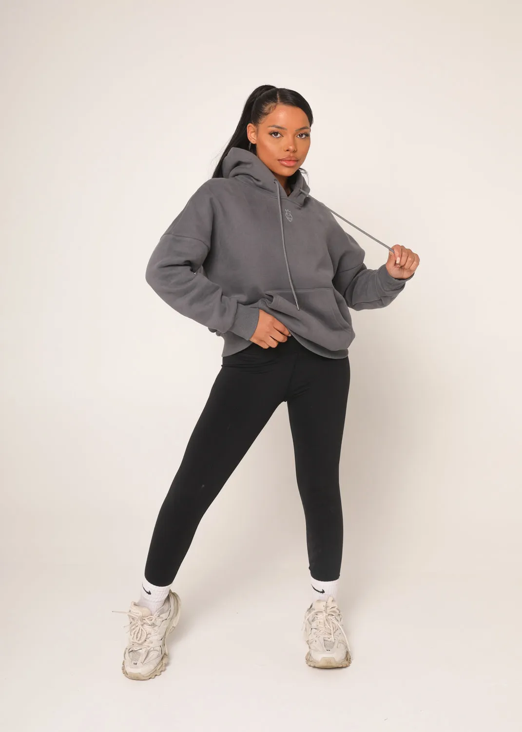 Slate Grey Pullover Hoodie