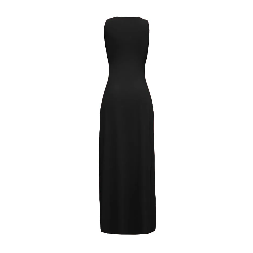 Sleeveless High Side Split Beach Cover Up Dresses
