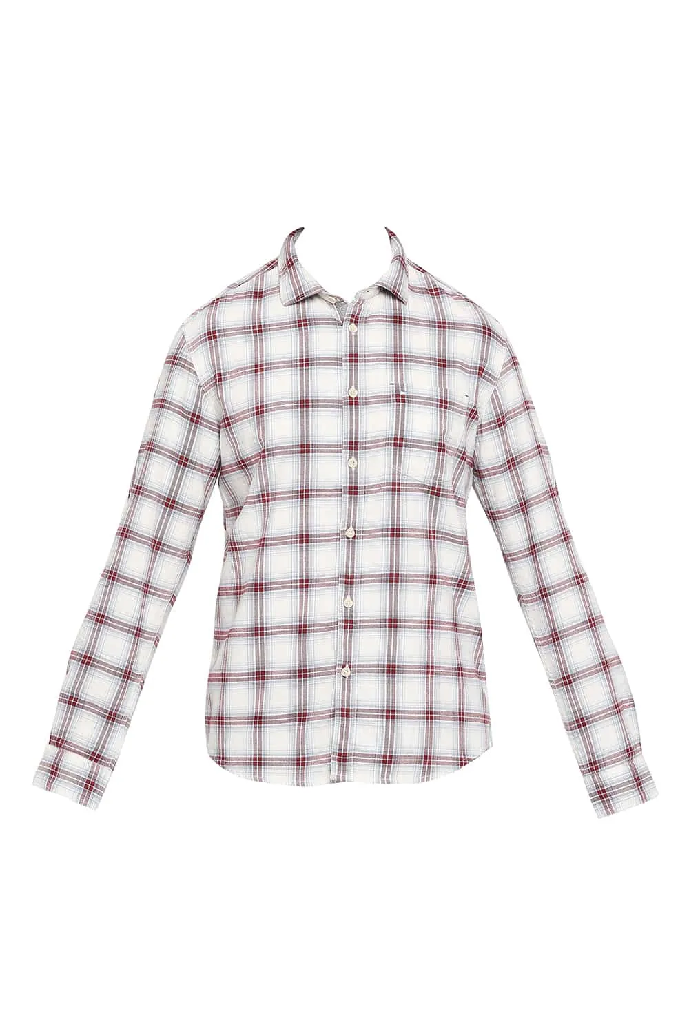 Slim Fit Checks Shirt