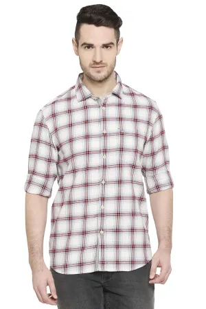 Slim Fit Checks Shirt