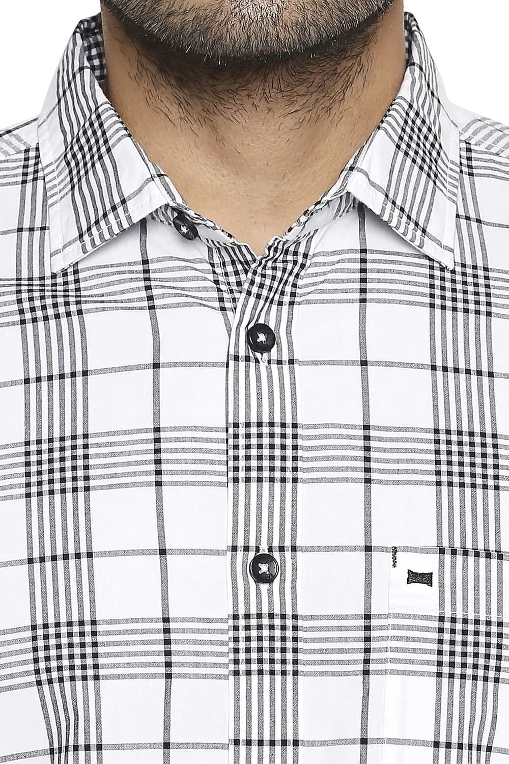 Slim Fit Checks Shirt