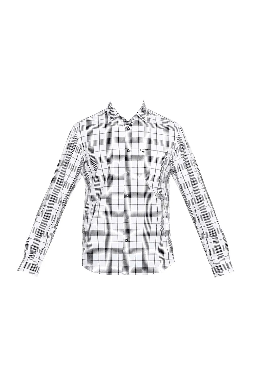 Slim Fit Checks Shirt