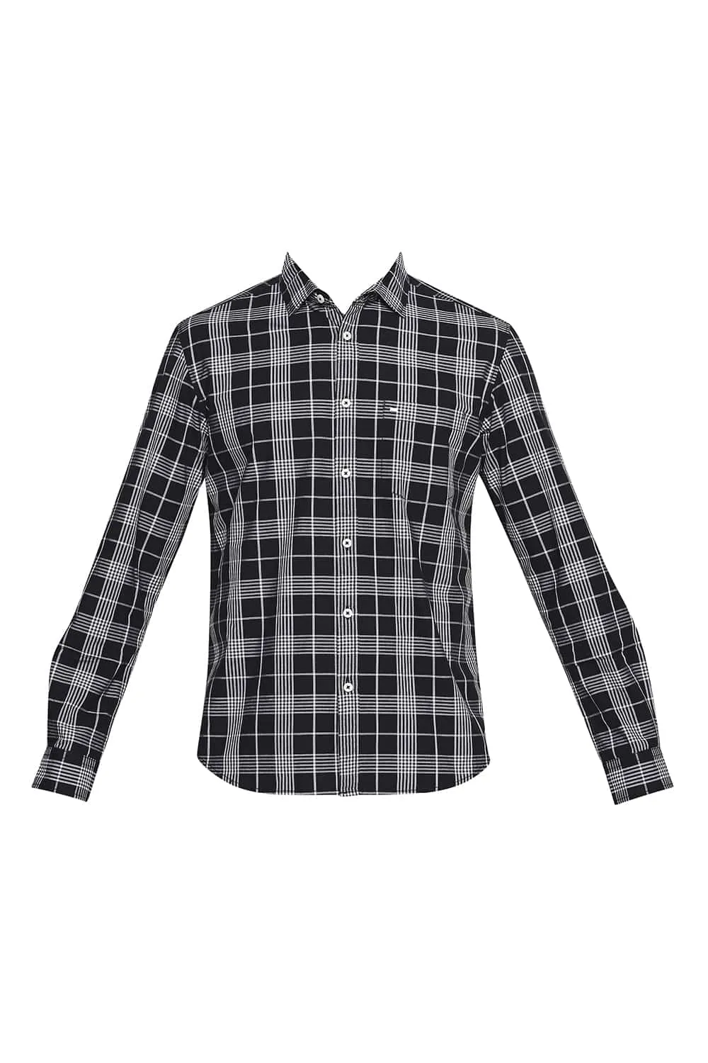 Slim Fit Checks Shirt