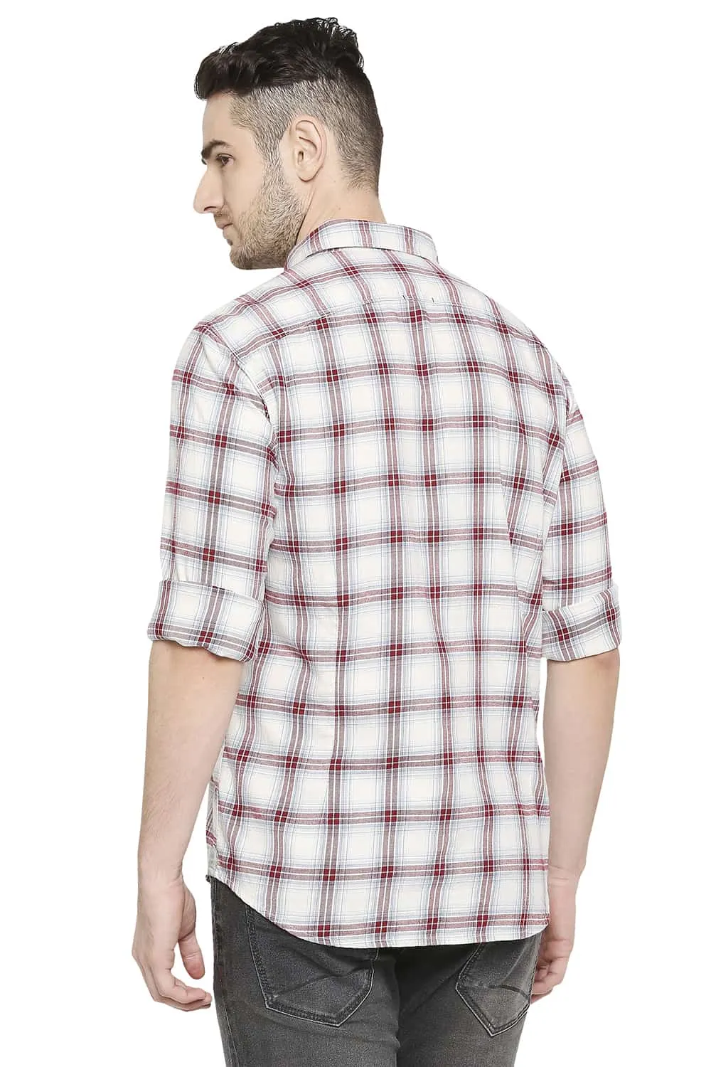 Slim Fit Checks Shirt