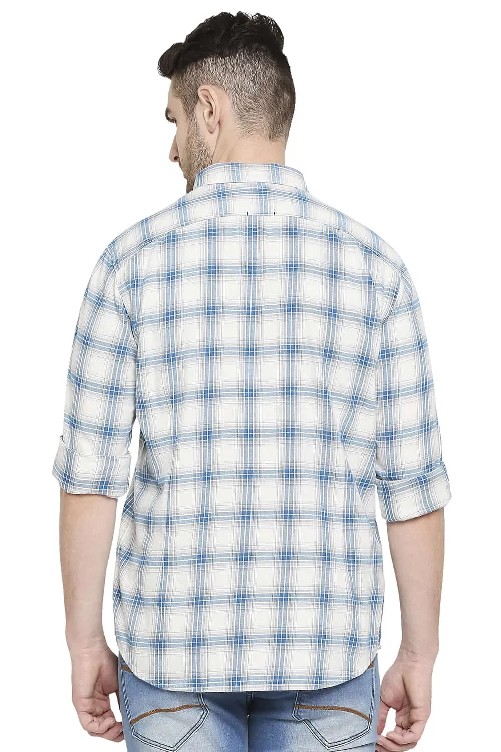 Slim Fit Checks Shirt