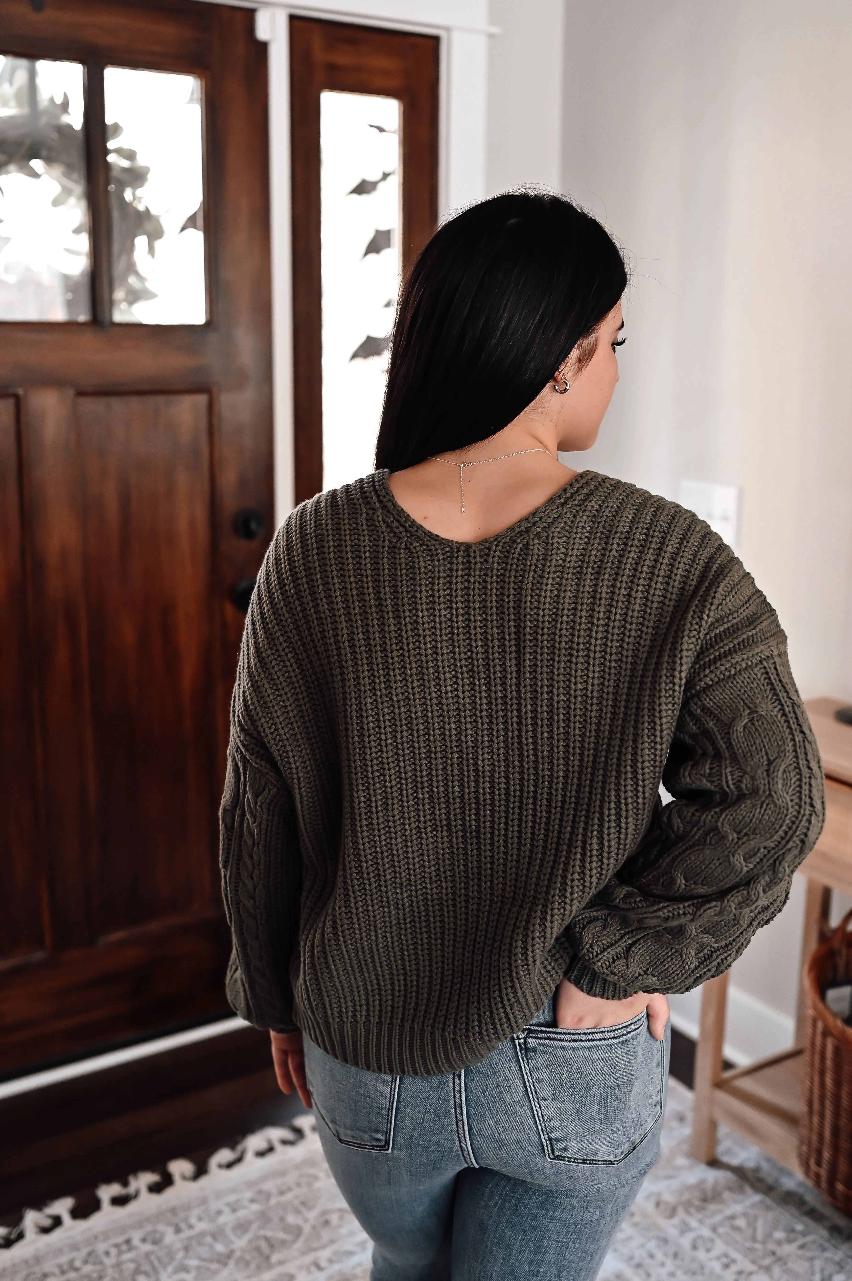 Slouchy V-Neck Sweater *FINAL SALE*