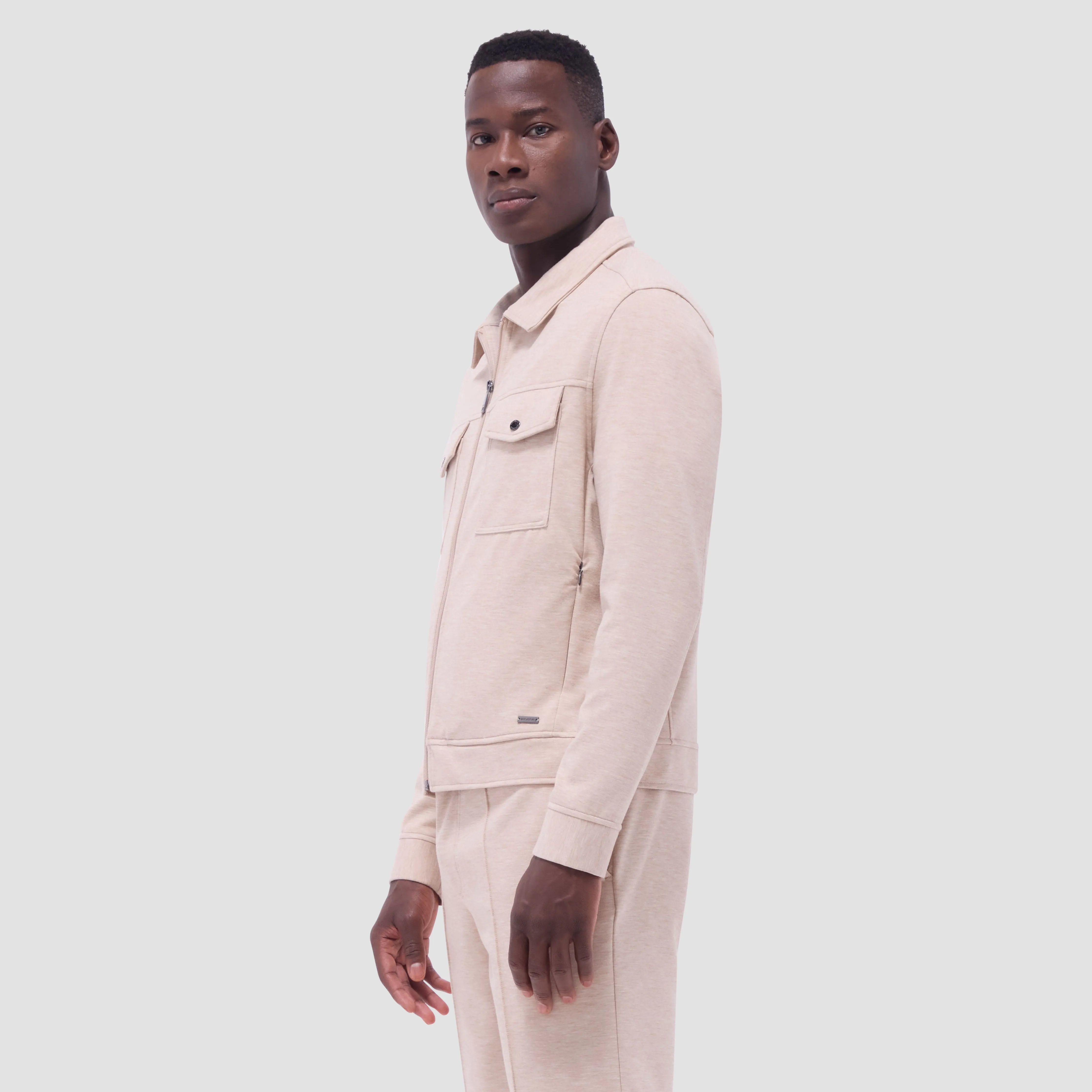 Soft Touch Heather Shirt Jacket