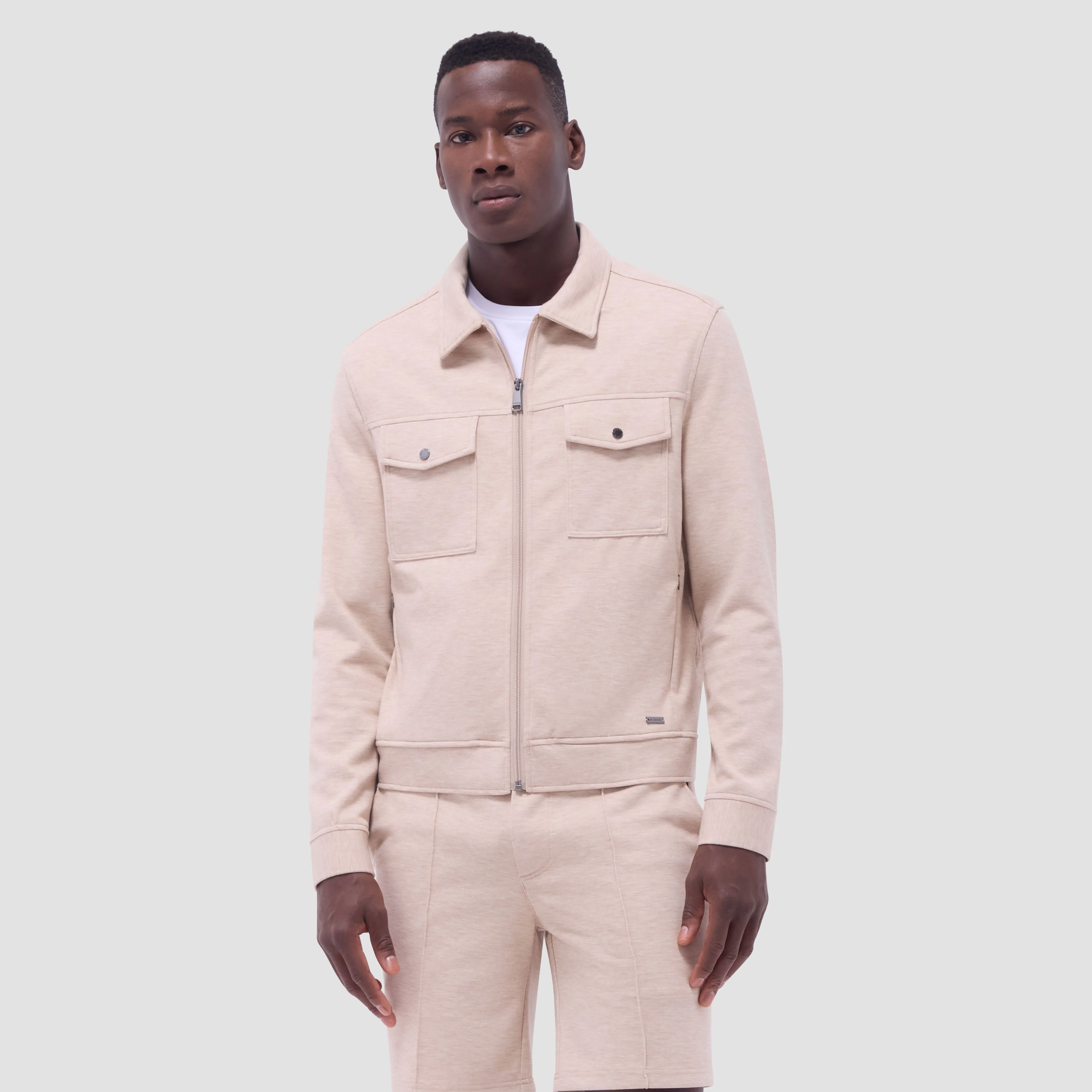 Soft Touch Heather Shirt Jacket