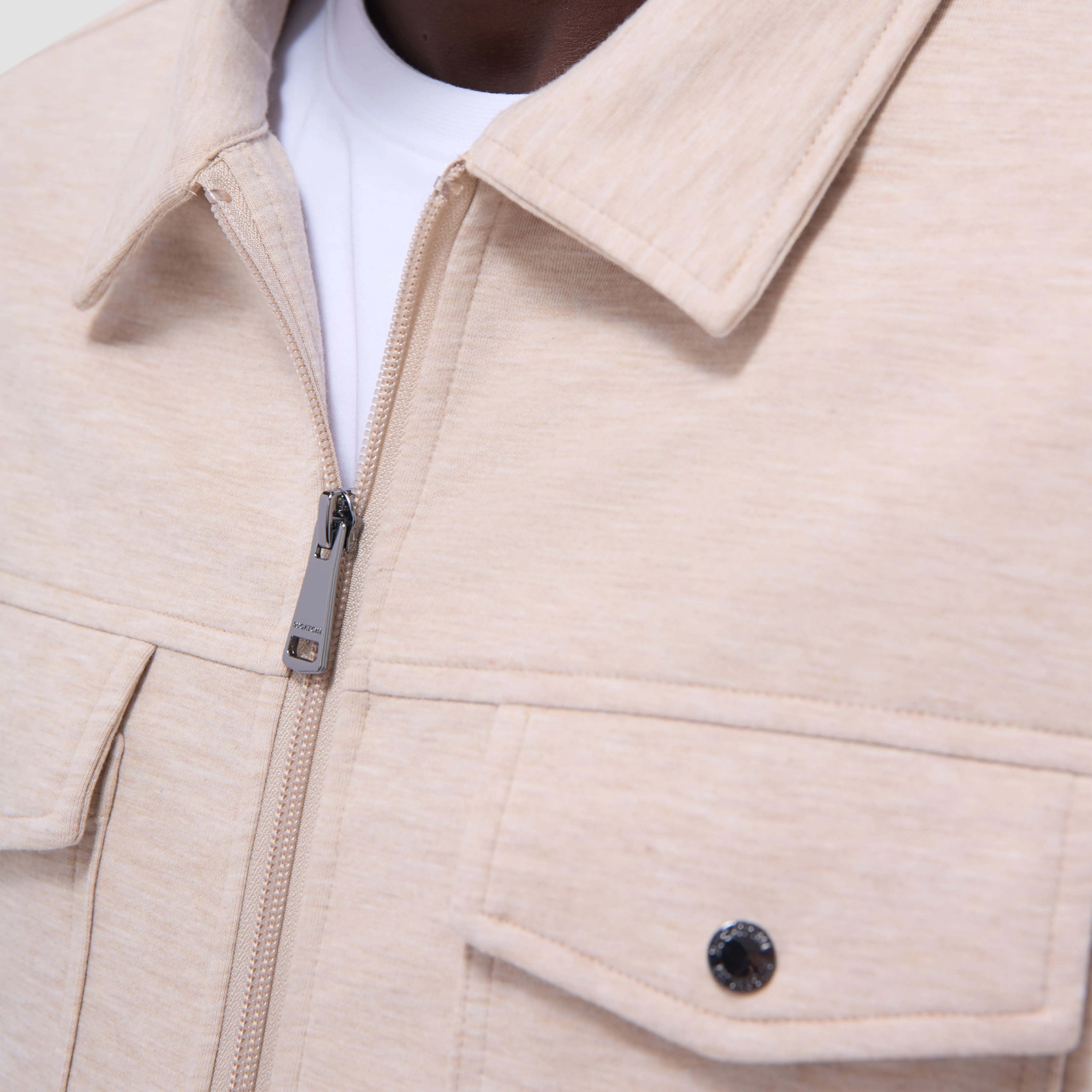 Soft Touch Heather Shirt Jacket