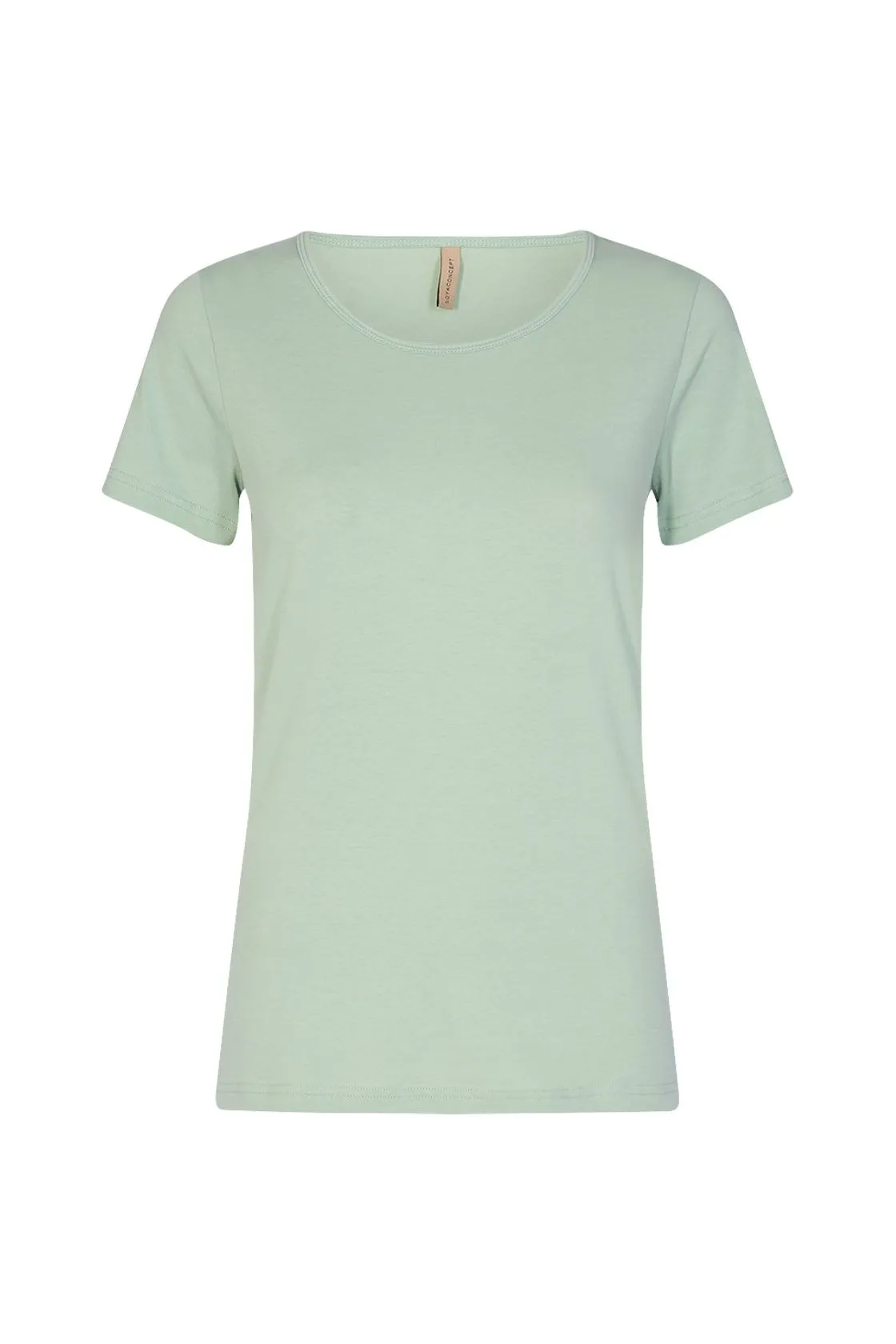 Soya Concept - Ladies Knitted Top - Off White & Frosty Green - P24740