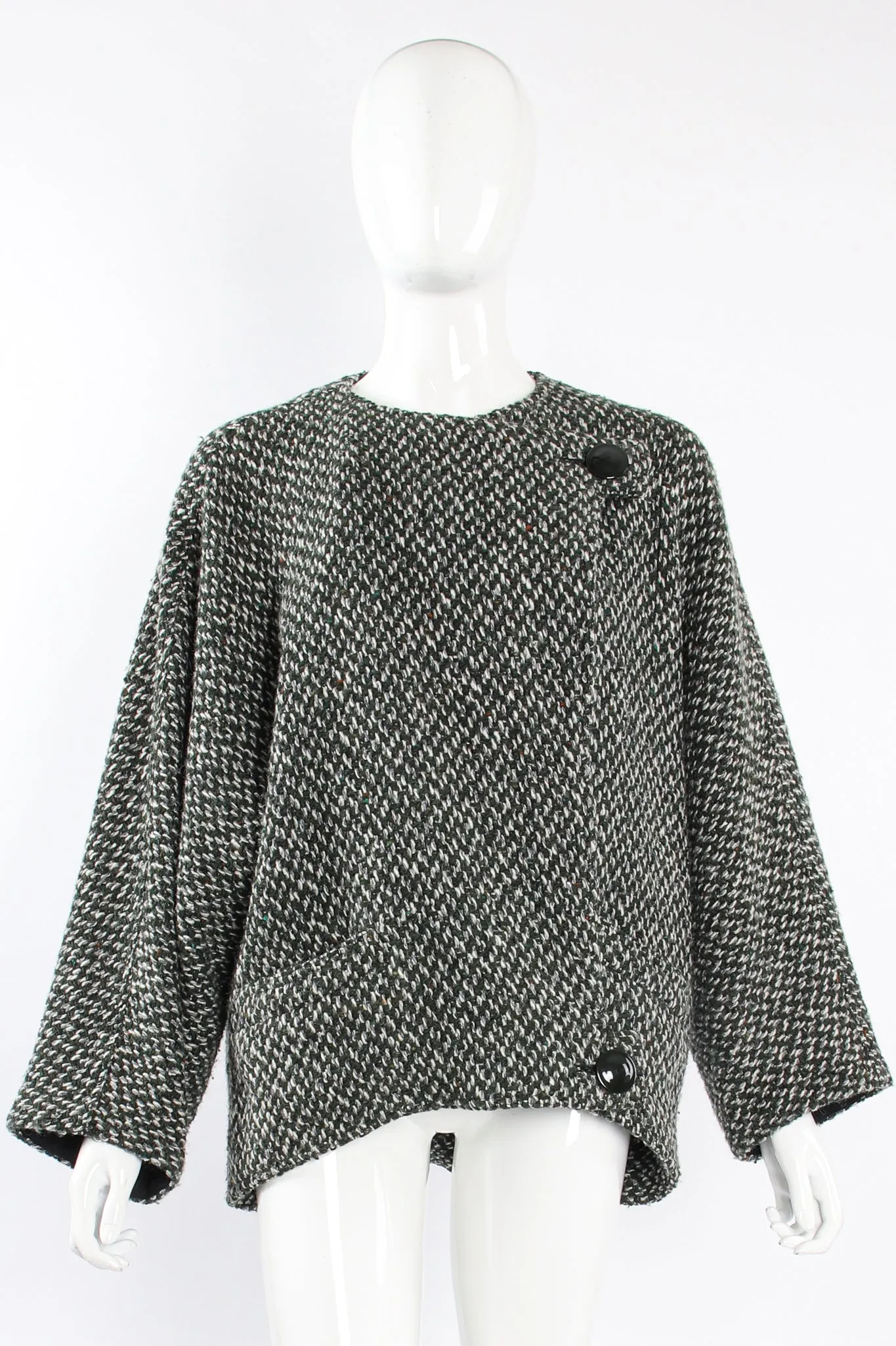 Speckled Cocoon Jacket