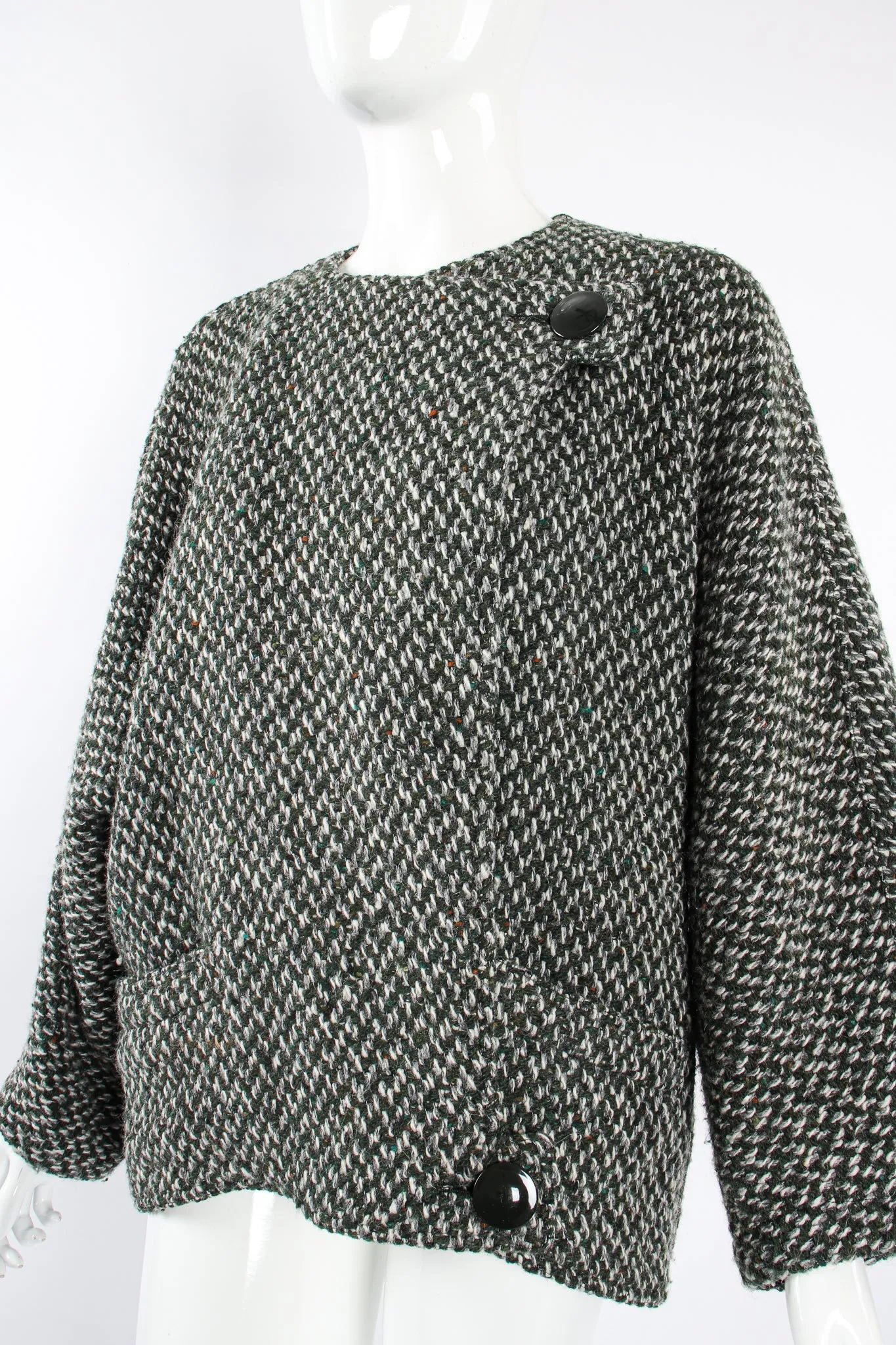 Speckled Cocoon Jacket
