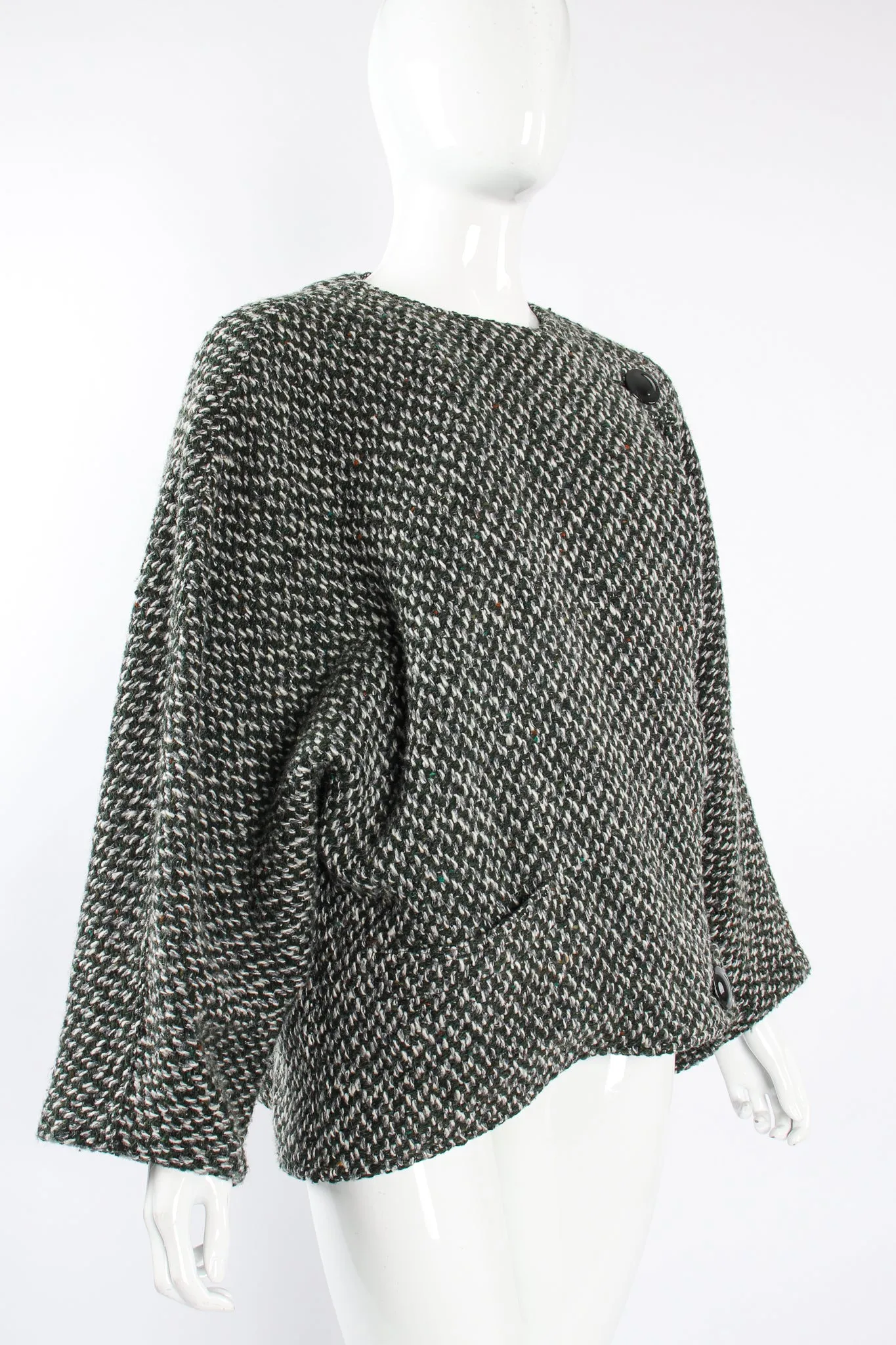 Speckled Cocoon Jacket