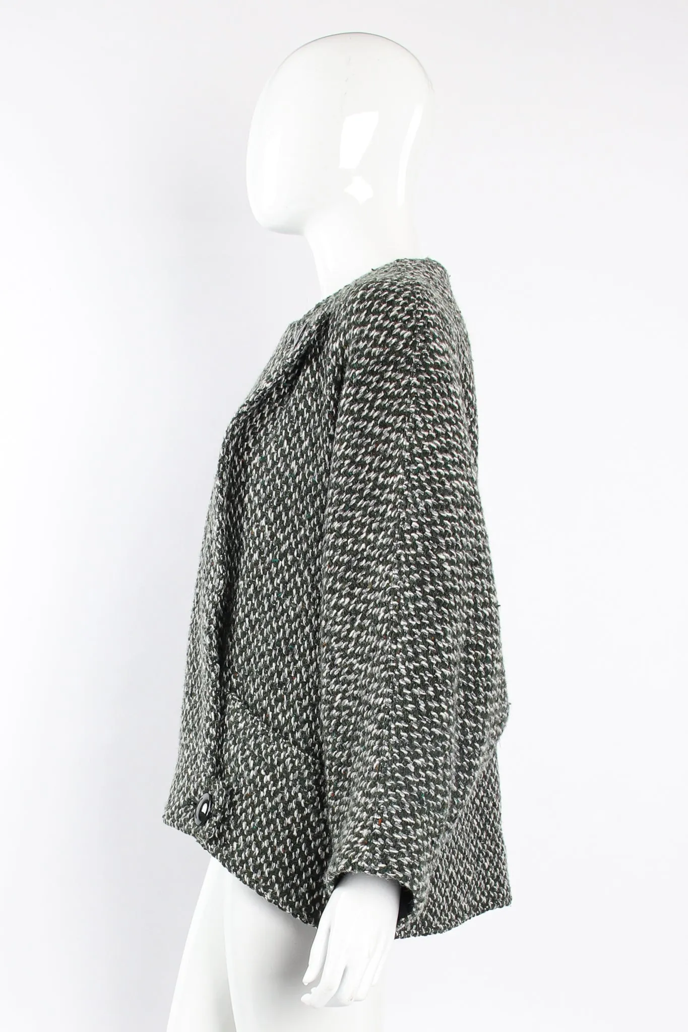 Speckled Cocoon Jacket