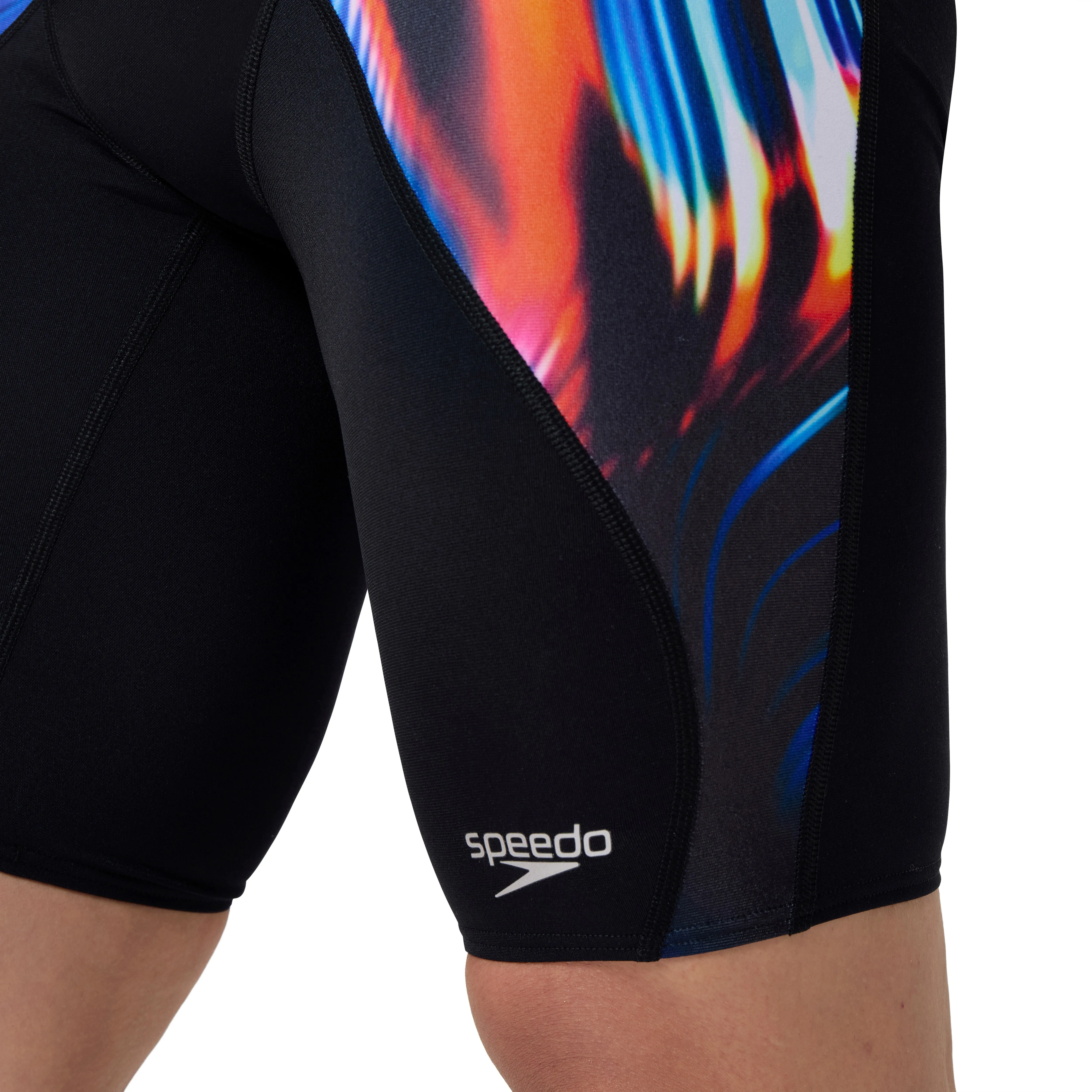 Speedo - Mens - Digital V Cut Jammer Lava Blur/Black