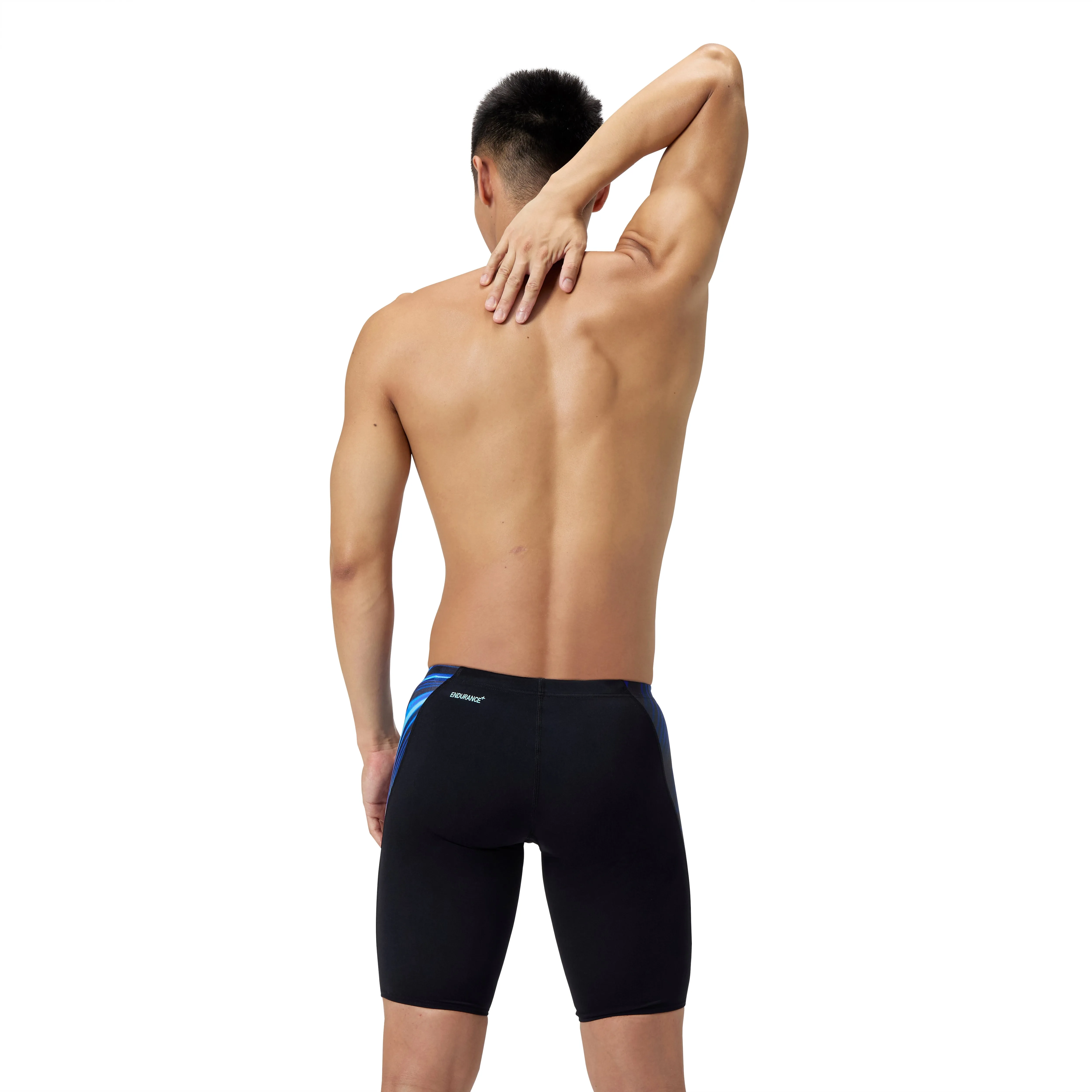 Speedo - Mens - Digital V Cut Jammer Lava Blur/Black