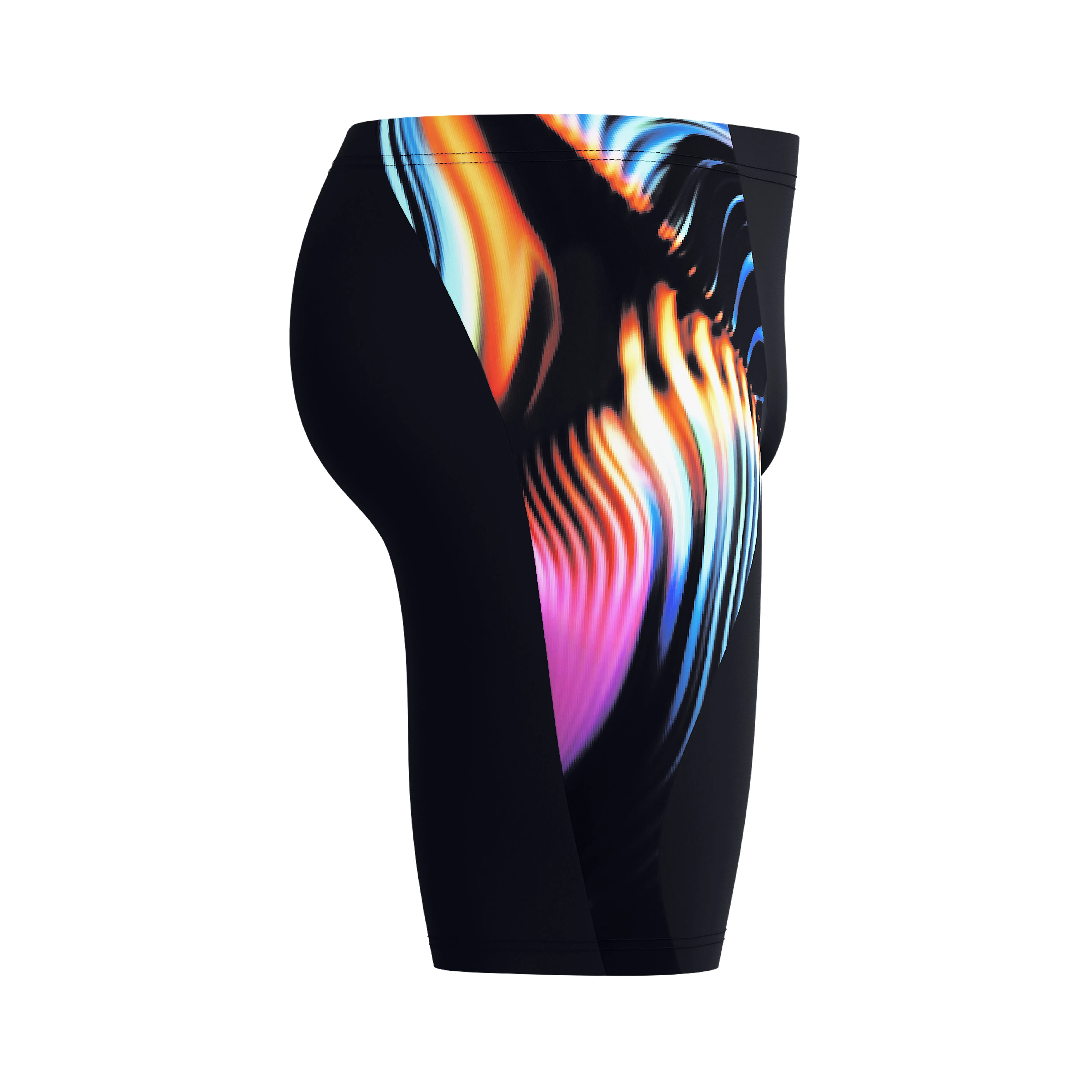 Speedo - Mens - Digital V Cut Jammer Lava Blur/Black