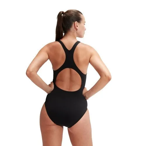 Speedo - Womens - Endurance  Digital Printed Medalist One Piece - Black/Purple