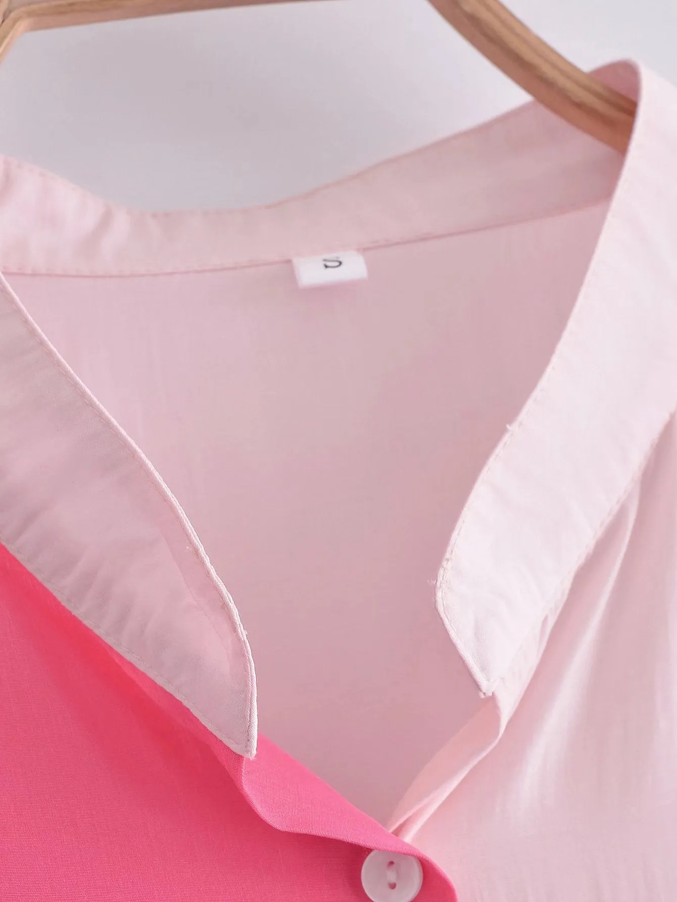Splicing Shirred Frill Ruffles Sleeve Shirts Mini Dresses
