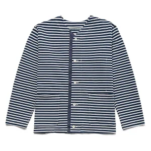 Stripe Jersey Knit Cardigan 22S1B030 Navy