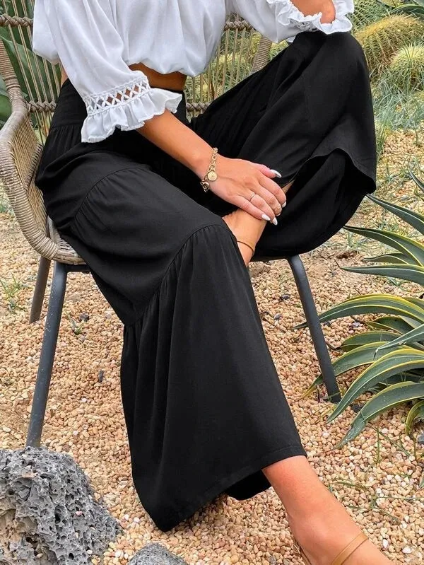 Stunncal Casual High-Waisted Loose Pants(8 colors）
