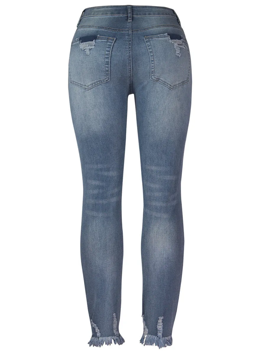 Stunncal Slim Fit Ripped Jeans (3 colors)