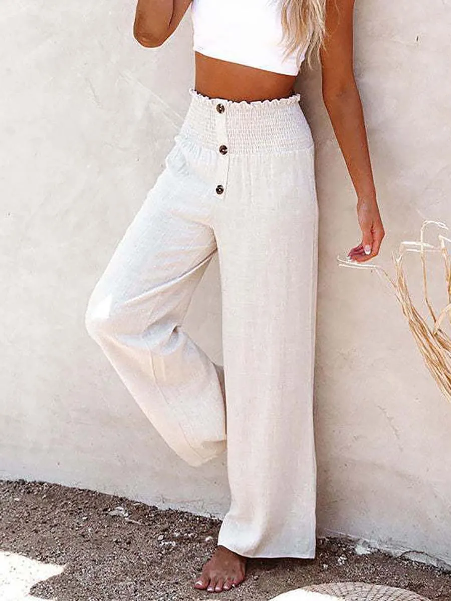 Stunncal Solid Color Loose Casual Pants (6 colors)