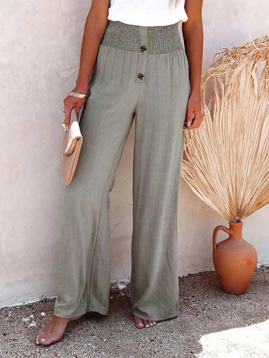 Stunncal Solid Color Loose Casual Pants (6 colors)