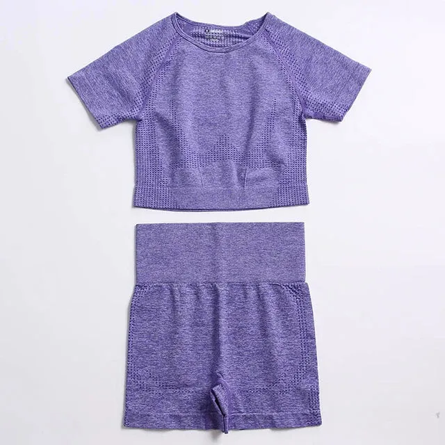Summer Seamless Yoga Set for Women