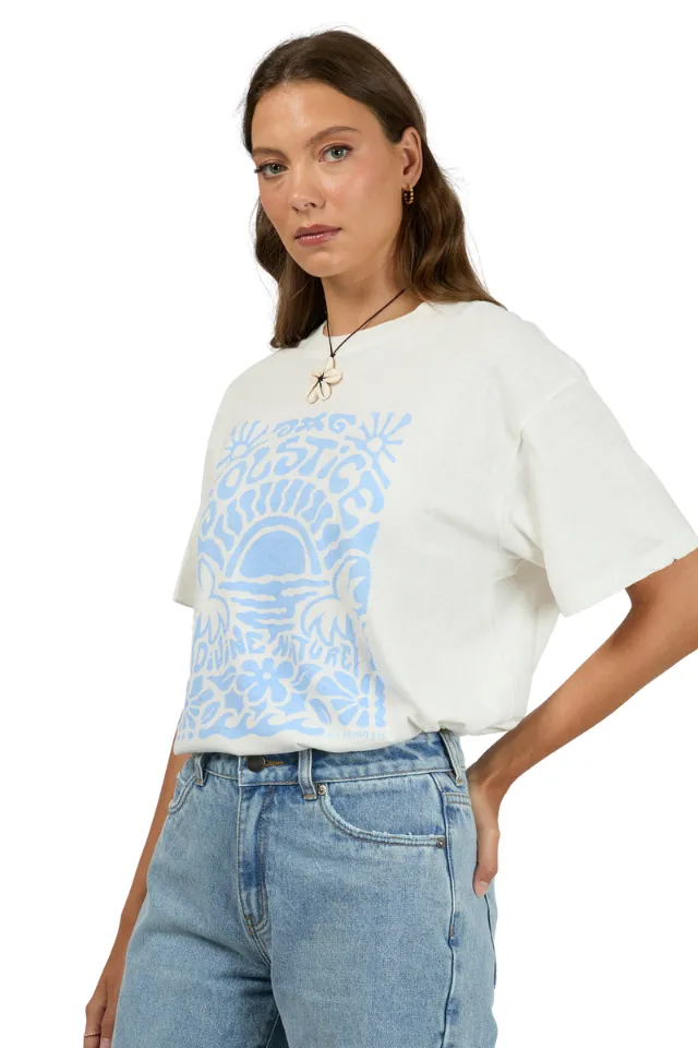 Summer Solstice Tee - Vintage White