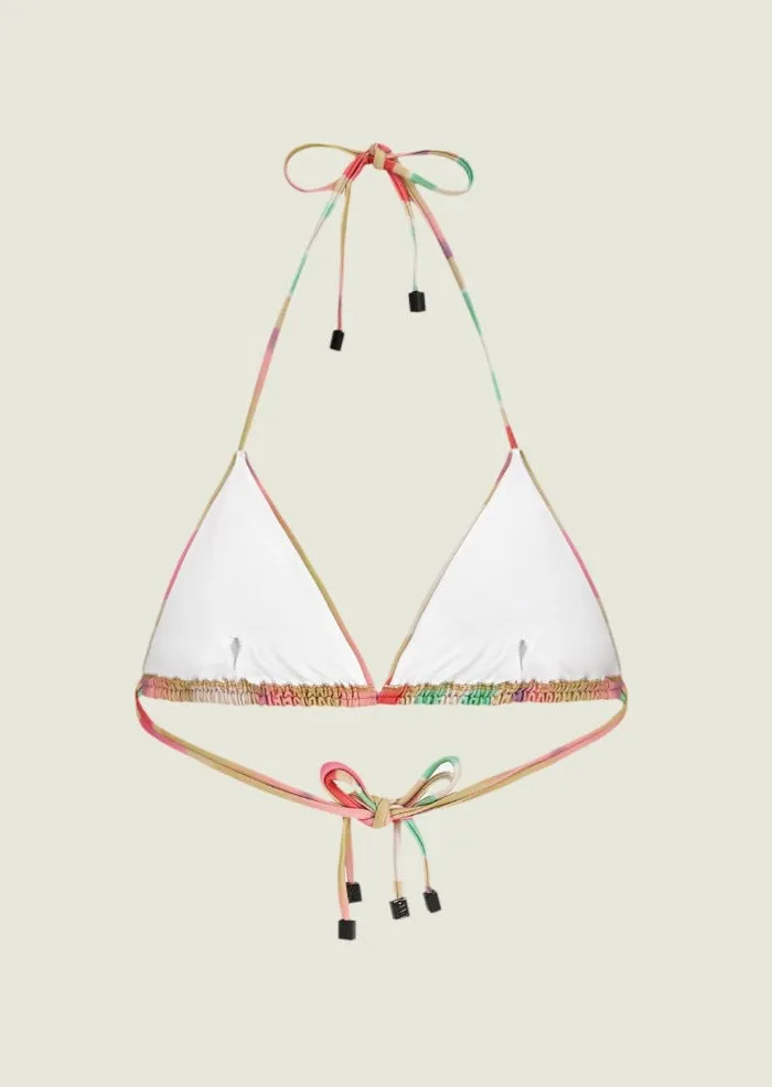Sunset Pop Azzura Bikini Top