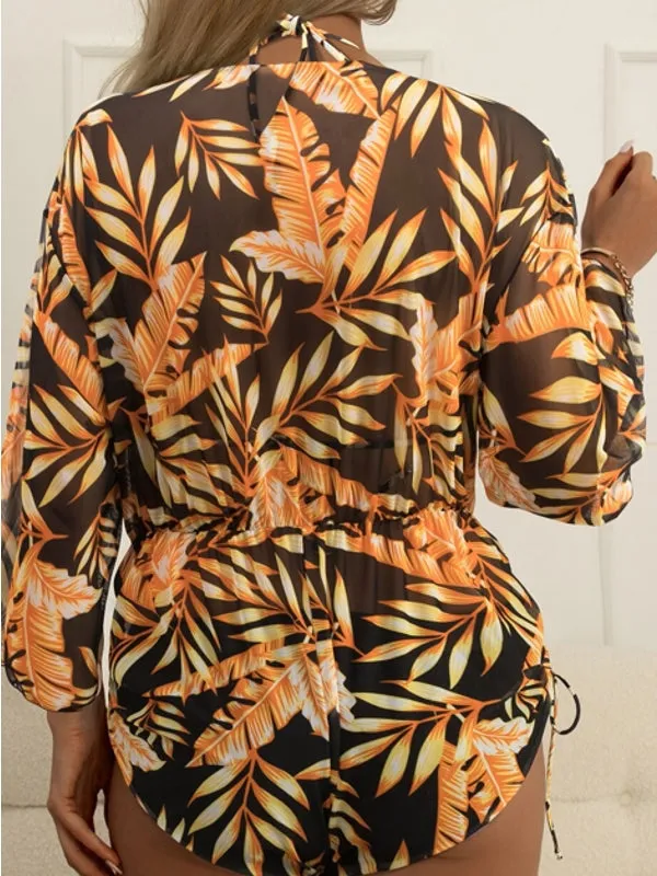 Swimwear 3 Pieces Cover Up Beach Wear Bikinis Set