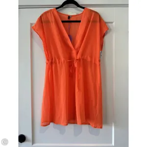 Swimwear Cover-up By Clothes Mentor In Orange, Size: S