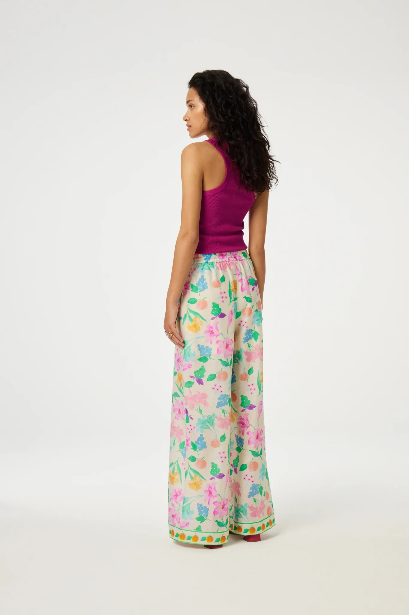 TANJA JERSEY TANK TOP - PINK CRAZE