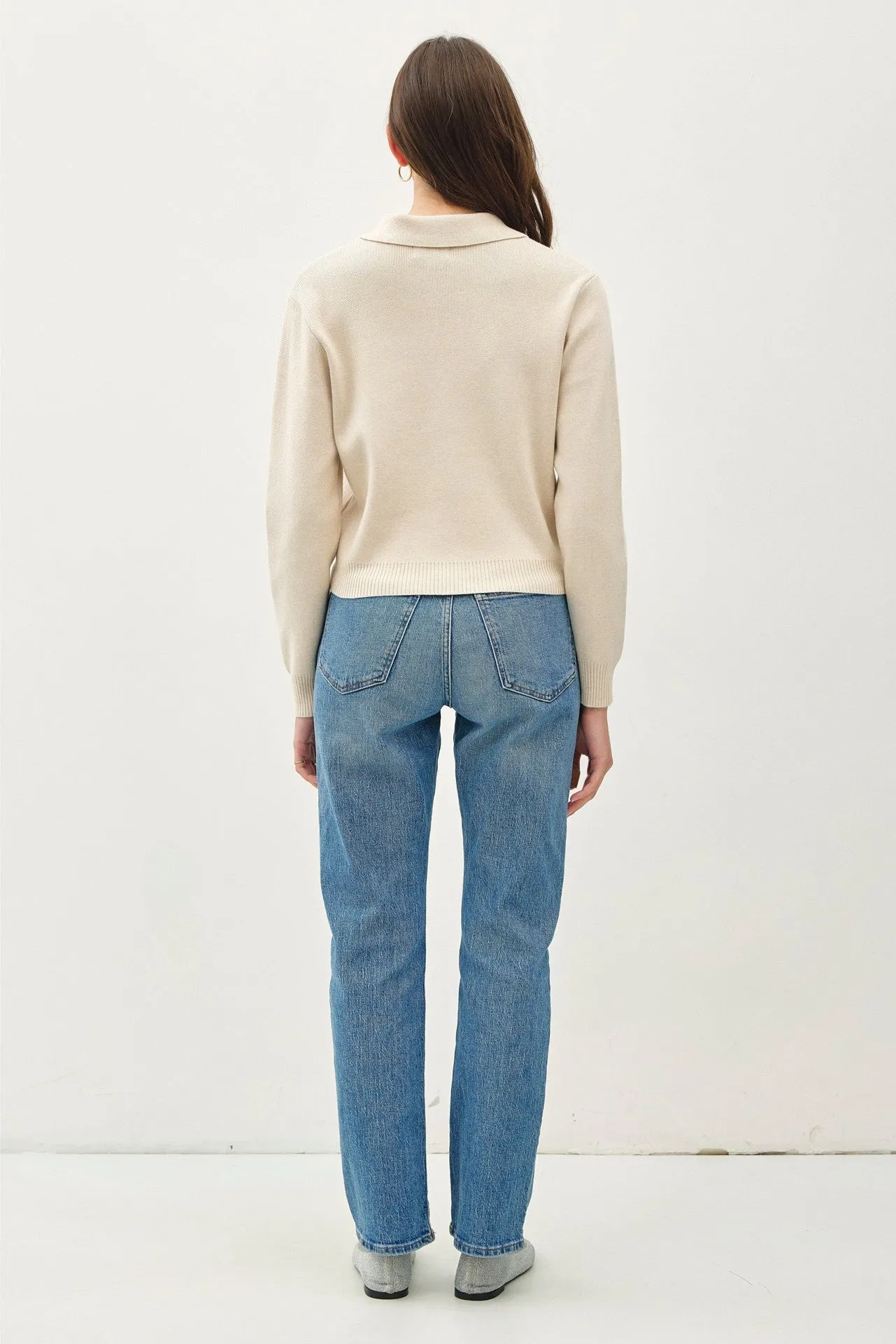 Tea Time Button Up Sweater