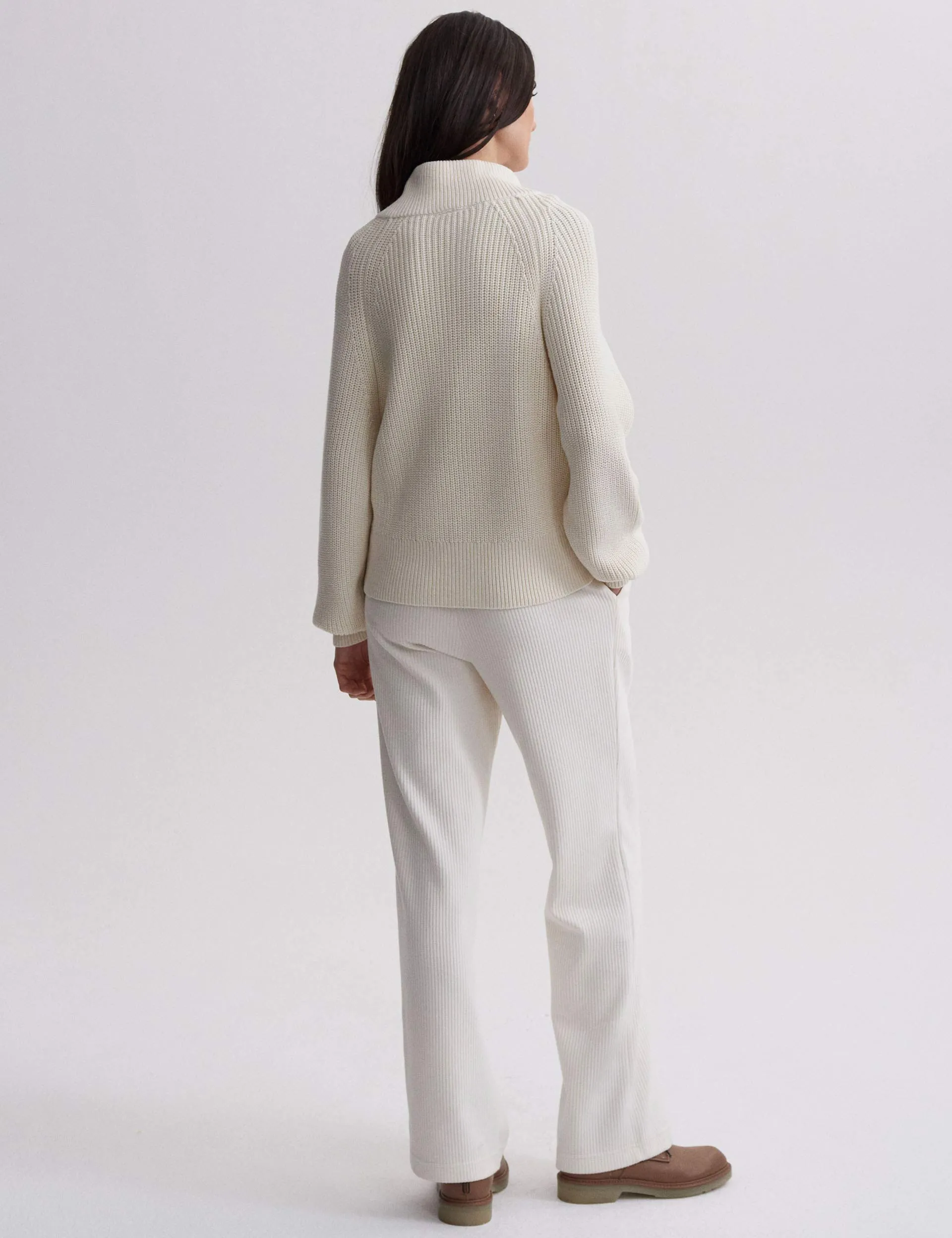 Tessa Knit Jacket - Egret