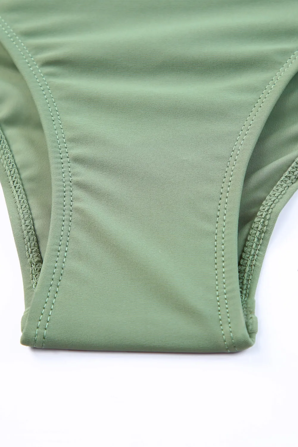 Tie Back Sleeveless Swim Set