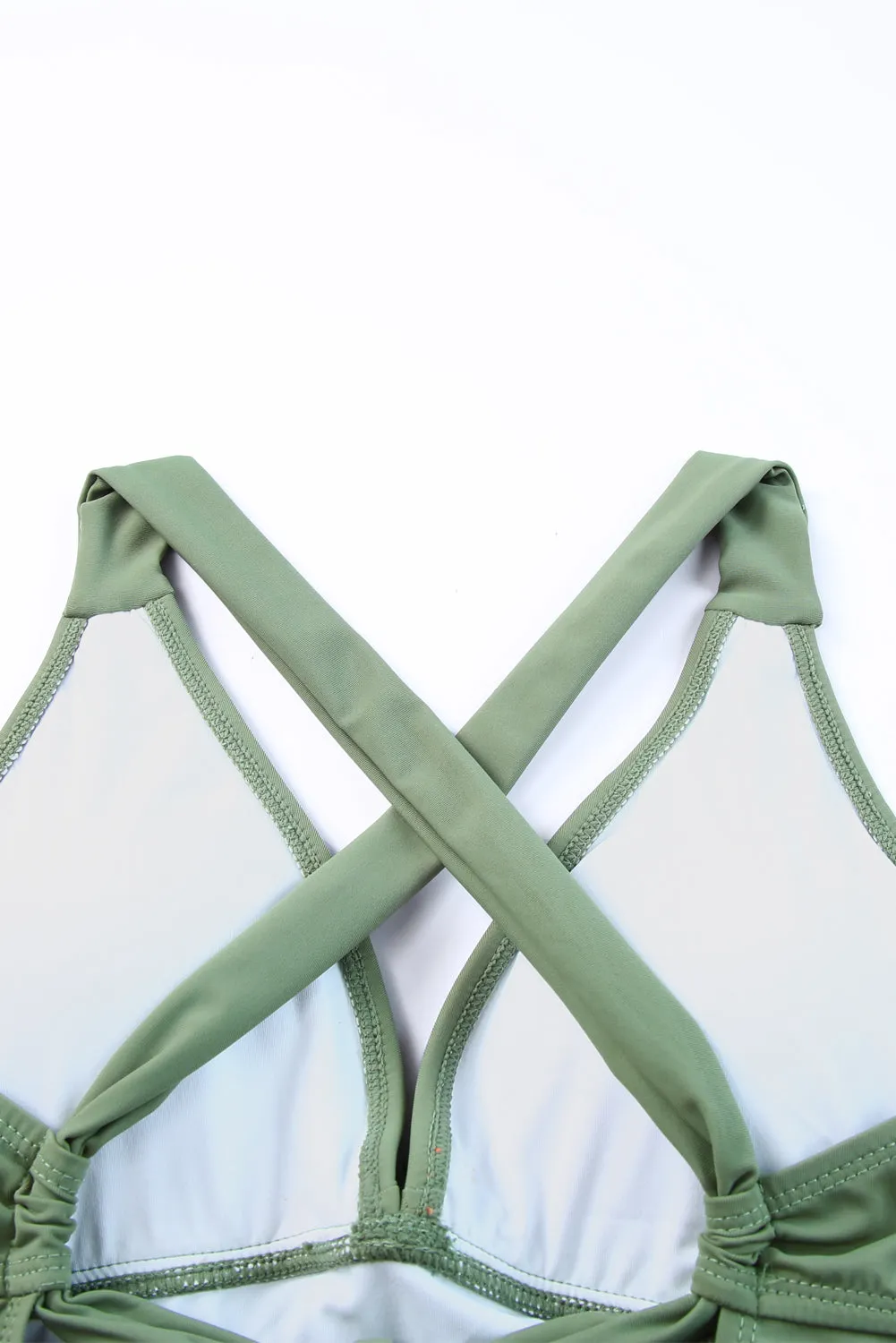Tie Back Sleeveless Swim Set