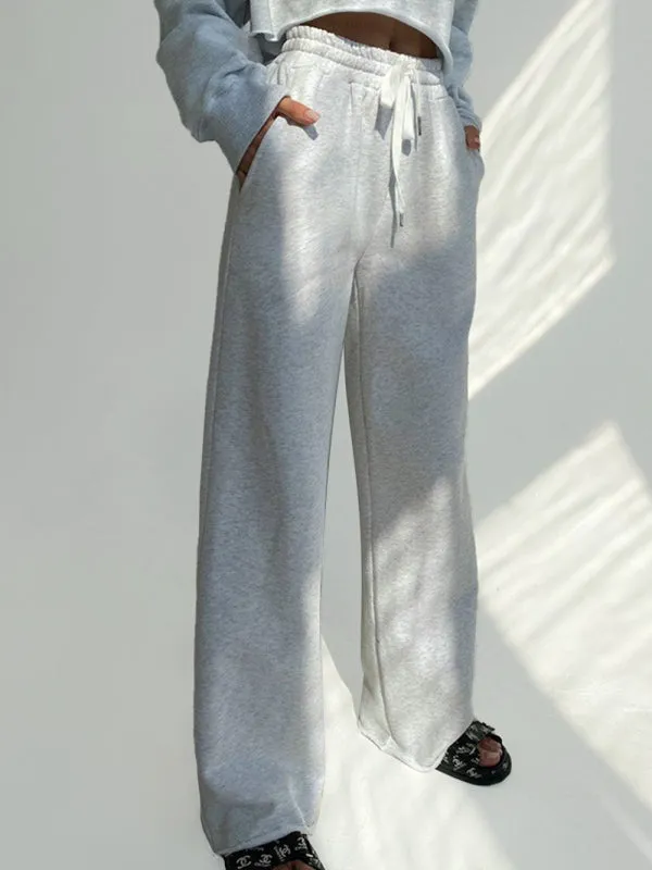 Tie-Waist Comfort Sweatpants