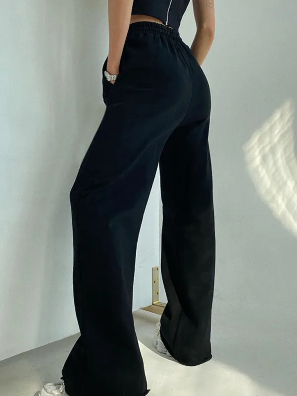 Tie-Waist Comfort Sweatpants