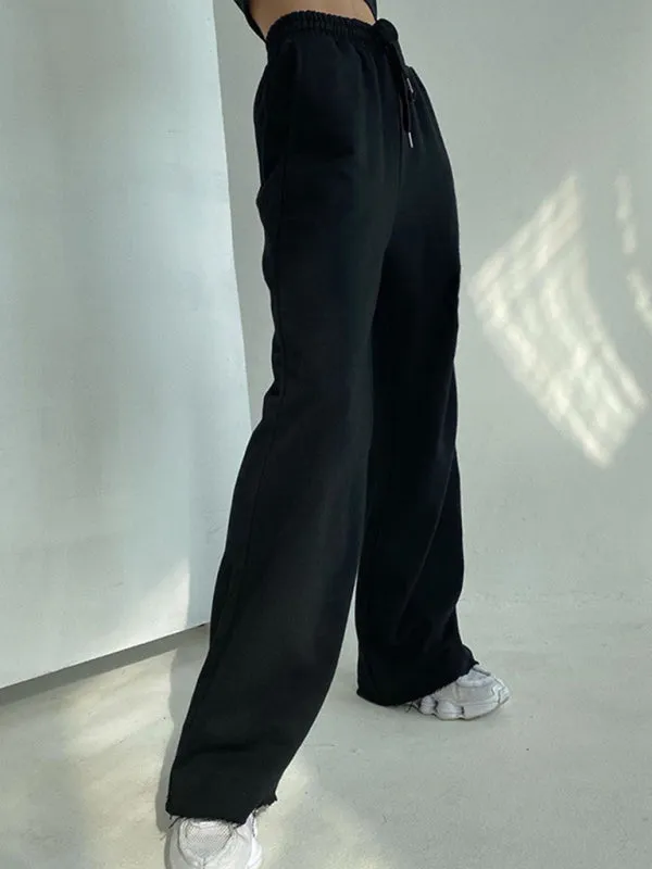 Tie-Waist Comfort Sweatpants