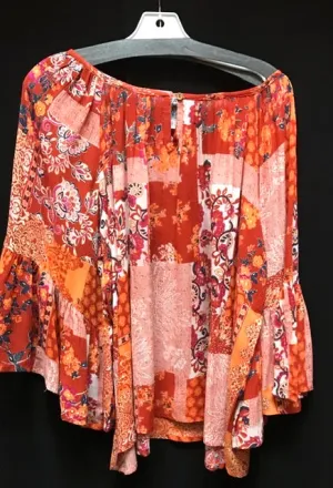 TIENDA HO 18485 RAYON PEASANT BLOUSE