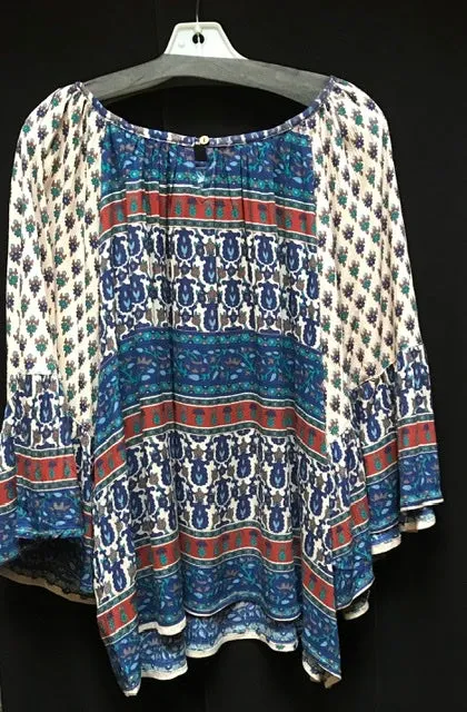 TIENDA HO 18485 RAYON PEASANT BLOUSE