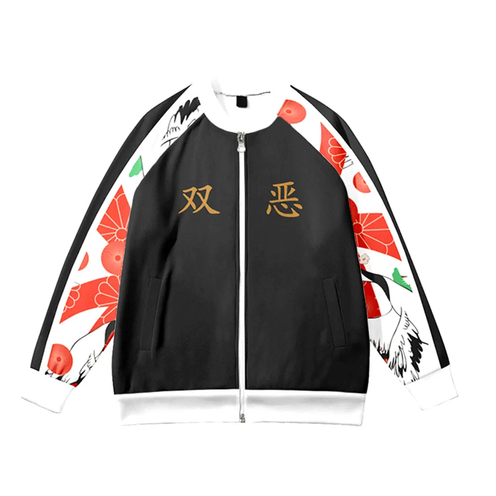 Tokyo Revengers Kawata Soya Cosplay Baseball Jacket Zip Up Coat 3D Printed Sweatshirt Men Women Casual Streetwear