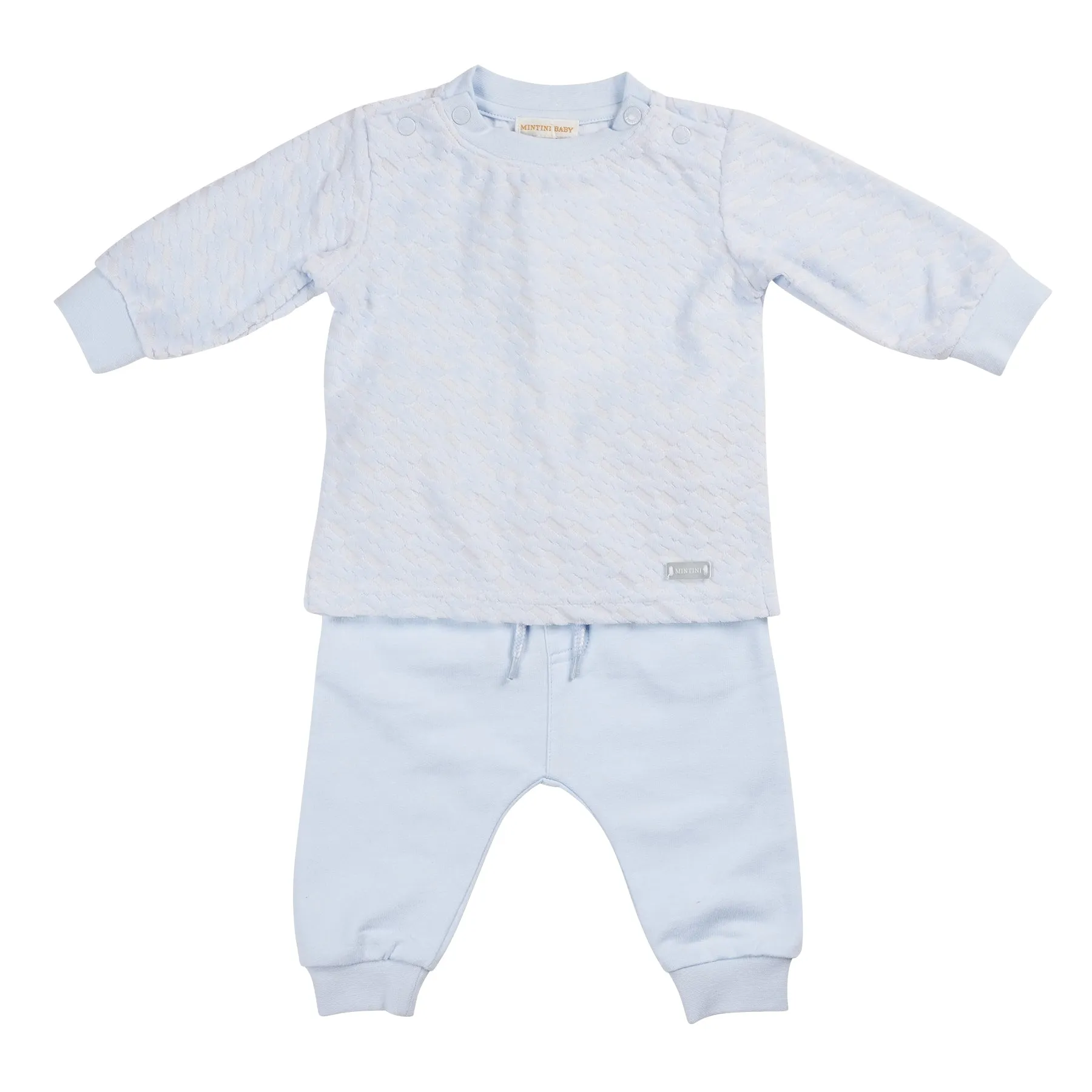 TRADE SHOW MB6304 / MB6304A Blue Velour 2 Piece Jogset