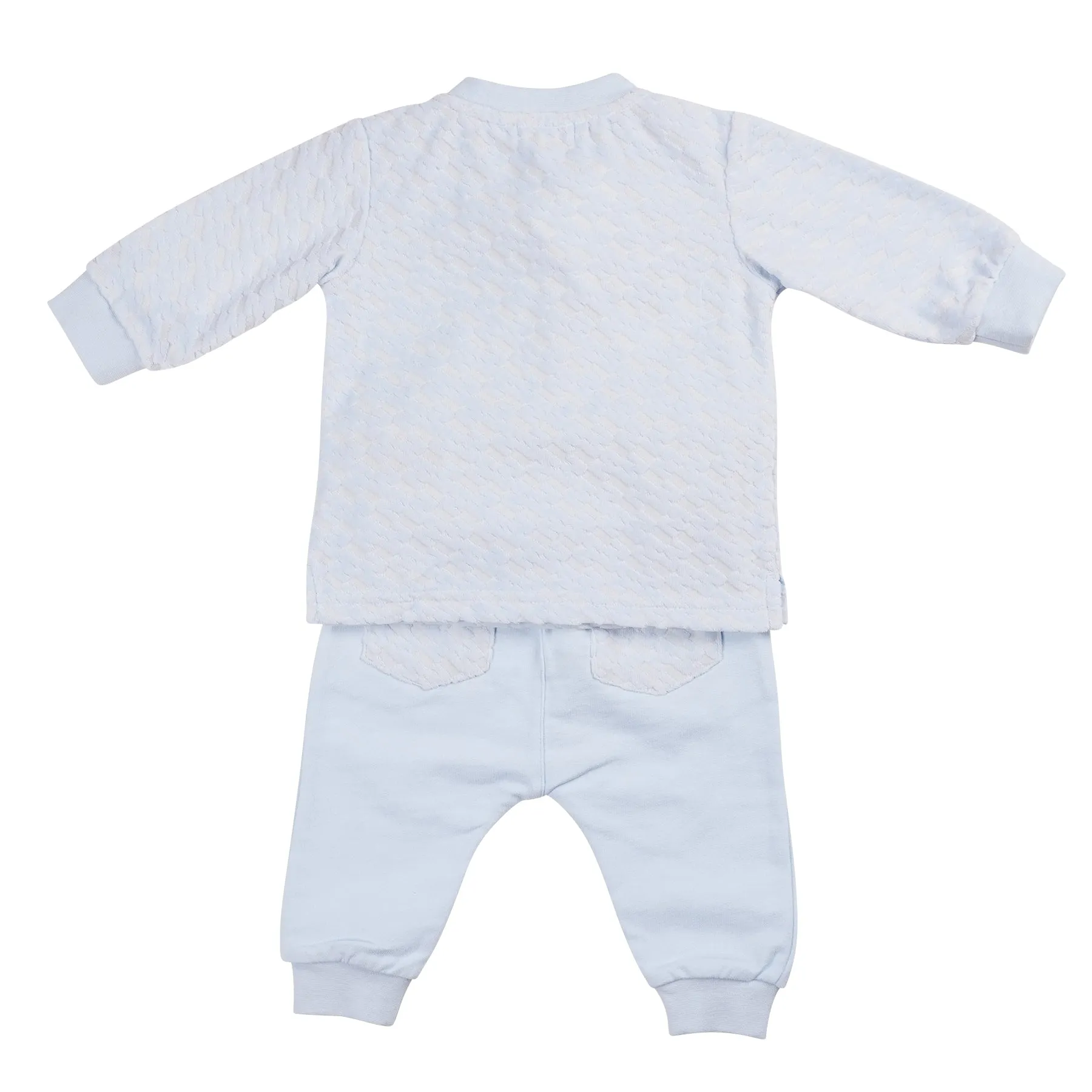 TRADE SHOW MB6304 / MB6304A Blue Velour 2 Piece Jogset