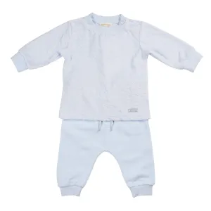 TRADE SHOW MB6304 / MB6304A Blue Velour 2 Piece Jogset